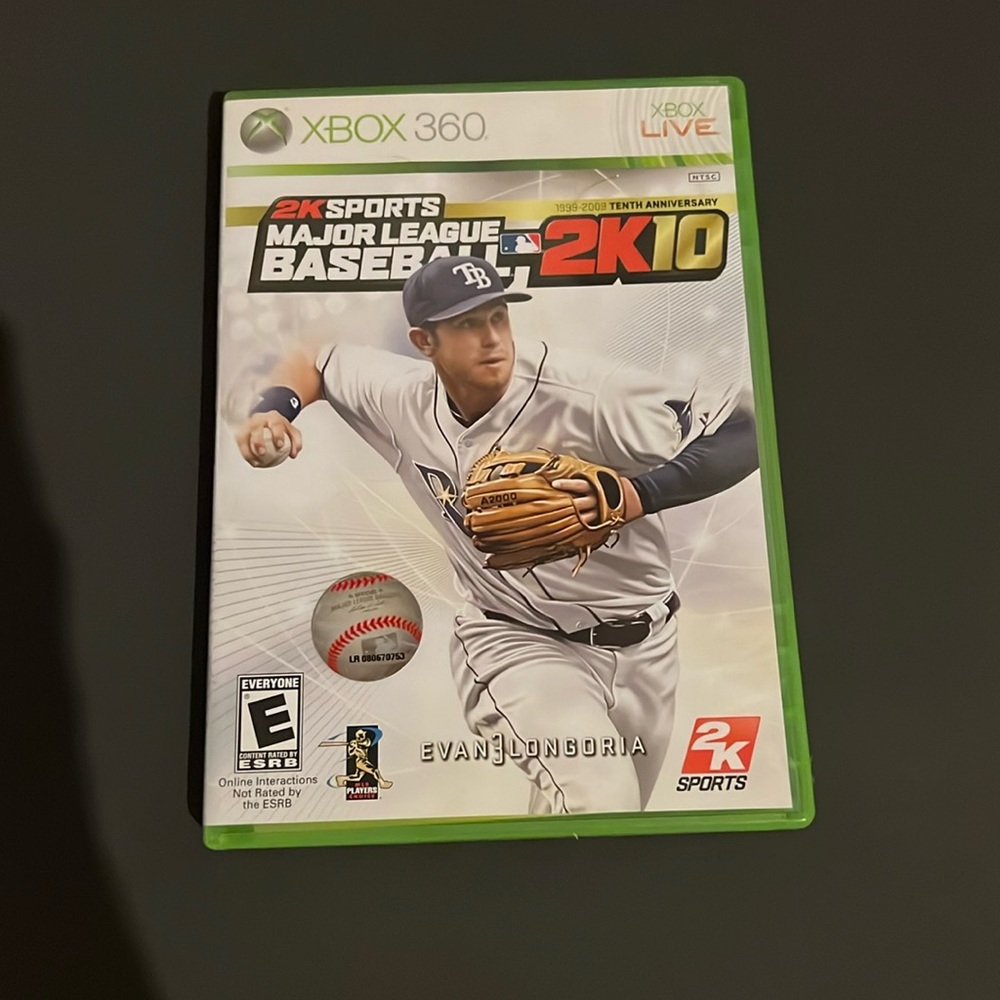 XBOX 360 - Xbox live- 2K Sports Major League Baseball 2K10 game